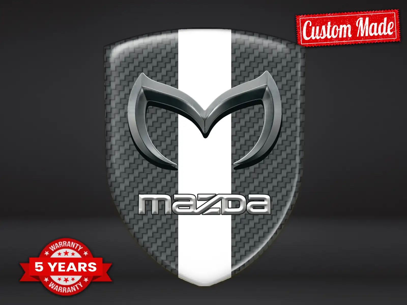 Mazda Custom Logo Stickers Universal High End Customizable